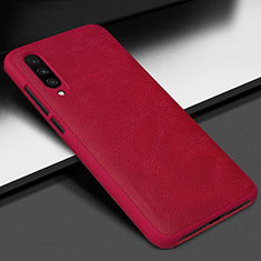 Funda Lujo Cuero Carcasa R01 para Xiaomi Mi A3 Rojo