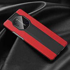 Funda Lujo Cuero Carcasa R03 para Huawei Mate 40E Pro 4G Rojo