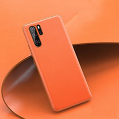 Funda Lujo Cuero Carcasa R03 para Huawei P30 Pro New Edition Naranja