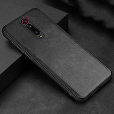 Funda Lujo Cuero Carcasa R04 para Xiaomi Mi 9T Pro Negro