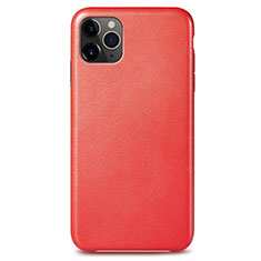 Funda Lujo Cuero Carcasa R05 para Apple iPhone 11 Pro Rojo