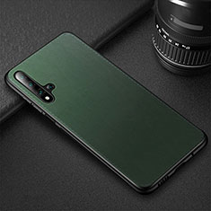 Funda Lujo Cuero Carcasa R05 para Huawei Nova 5T Verde