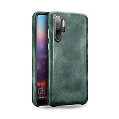 Funda Lujo Cuero Carcasa R06 para Huawei P30 Pro Verde