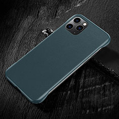 Funda Lujo Cuero Carcasa R08 para Apple iPhone 11 Pro Cian