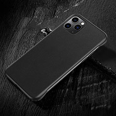 Funda Lujo Cuero Carcasa R08 para Apple iPhone 11 Pro Max Negro