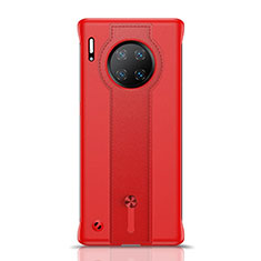 Funda Lujo Cuero Carcasa R08 para Huawei Mate 30E Pro 5G Rojo