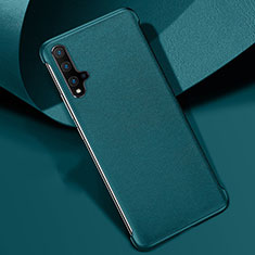 Funda Lujo Cuero Carcasa R08 para Huawei Nova 5 Verde