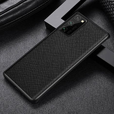 Funda Lujo Cuero Carcasa R09 para Huawei Honor View 30 5G Negro