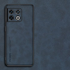 Funda Lujo Cuero Carcasa S01 para OnePlus 10 Pro 5G Azul