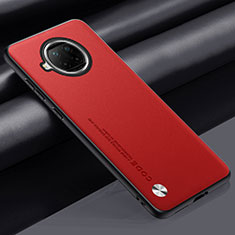 Funda Lujo Cuero Carcasa S01 para Xiaomi Mi 10T Lite 5G Rojo