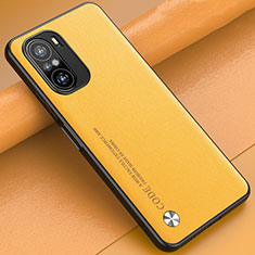 Funda Lujo Cuero Carcasa S01 para Xiaomi Mi 11i 5G Amarillo