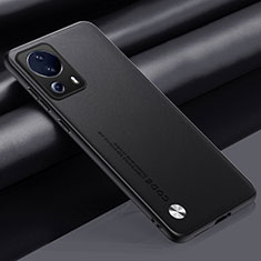Funda Lujo Cuero Carcasa S01 para Xiaomi Mi 13 Lite 5G Negro