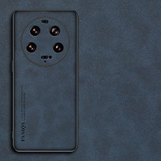 Funda Lujo Cuero Carcasa S01 para Xiaomi Mi 13 Ultra 5G Azul