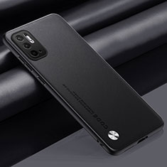 Funda Lujo Cuero Carcasa S01 para Xiaomi POCO M3 Pro 5G Negro