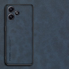 Funda Lujo Cuero Carcasa S01 para Xiaomi Redmi 12 5G Azul