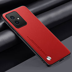 Funda Lujo Cuero Carcasa S02 para Huawei Honor 100 5G Rojo