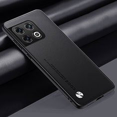 Funda Lujo Cuero Carcasa S02 para OnePlus 10 Pro 5G Negro