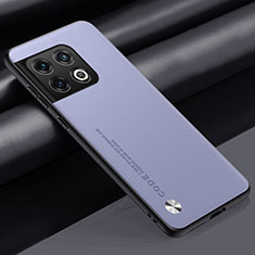 Funda Lujo Cuero Carcasa S02 para OnePlus 10 Pro 5G Purpura Claro
