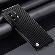 Funda Lujo Cuero Carcasa S02 para OnePlus Ace 2 Pro 5G Gris Oscuro