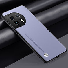 Funda Lujo Cuero Carcasa S02 para OnePlus Ace 2 Pro 5G Purpura Claro