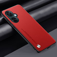 Funda Lujo Cuero Carcasa S02 para OnePlus Nord CE 3 Lite 5G Rojo