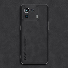 Funda Lujo Cuero Carcasa S02 para Xiaomi Mi 11 Pro 5G Negro