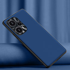 Funda Lujo Cuero Carcasa S02 para Xiaomi Poco F5 5G Azul