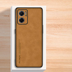 Funda Lujo Cuero Carcasa S02 para Xiaomi Redmi Note 11E 5G Marron