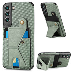 Funda Lujo Cuero Carcasa S02D para Samsung Galaxy S22 5G Verde