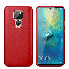 Funda Lujo Cuero Carcasa S03 para Huawei Mate 20 Rojo