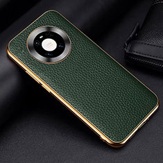 Funda Lujo Cuero Carcasa S03 para Huawei Mate 40E Pro 4G Verde