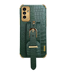 Funda Lujo Cuero Carcasa S03 para Samsung Galaxy A04s Verde