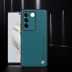 Funda Lujo Cuero Carcasa S03 para Vivo V27 Pro 5G Verde