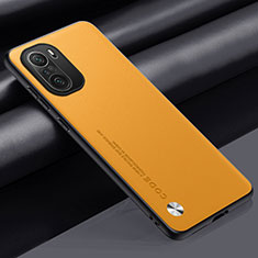 Funda Lujo Cuero Carcasa S03 para Xiaomi Mi 11X Pro 5G Amarillo