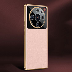 Funda Lujo Cuero Carcasa S03 para Xiaomi Mi 12S Ultra 5G Rosa
