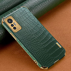 Funda Lujo Cuero Carcasa S04 para Xiaomi Mi 12S 5G Verde