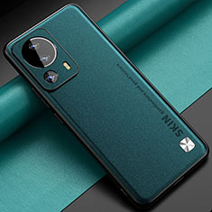 Funda Lujo Cuero Carcasa S04 para Xiaomi Mi 13 Lite 5G Verde