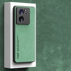 Funda Lujo Cuero Carcasa S04 para Xiaomi Mi 13T Pro 5G Verde