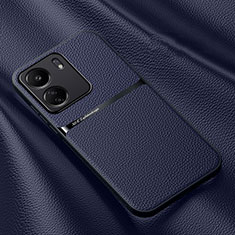 Funda Lujo Cuero Carcasa S04 para Xiaomi Redmi 13C Azul