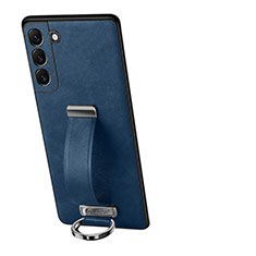 Funda Lujo Cuero Carcasa S05 para Samsung Galaxy S22 5G Azul
