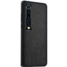 Funda Lujo Cuero Carcasa S05 para Xiaomi Mi 10 Negro