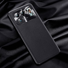 Funda Lujo Cuero Carcasa S06 para Xiaomi Mi 11 Ultra 5G Negro