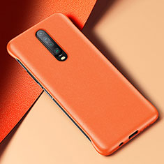 Funda Lujo Cuero Carcasa S06 para Xiaomi Redmi K30 4G Naranja