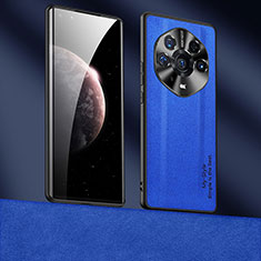 Funda Lujo Cuero Carcasa ST4 para Huawei Honor Magic3 Pro+ Plus 5G Azul