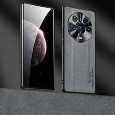 Funda Lujo Cuero Carcasa ST4 para Huawei Honor Magic3 Pro+ Plus 5G Gris Oscuro