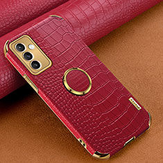 Funda Lujo Cuero Carcasa XD1 para Samsung Galaxy A05s Rojo
