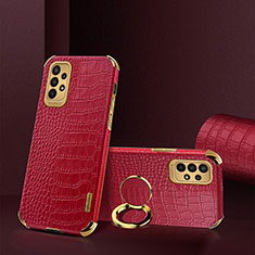 Funda Lujo Cuero Carcasa XD1 para Samsung Galaxy A23 5G Rojo