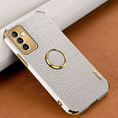 Funda Lujo Cuero Carcasa XD1 para Samsung Galaxy A25 5G Blanco
