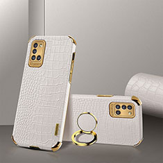 Funda Lujo Cuero Carcasa XD1 para Samsung Galaxy A31 Blanco