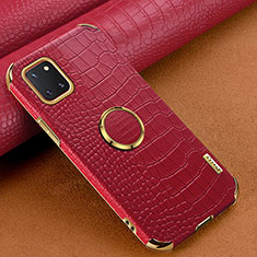 Funda Lujo Cuero Carcasa XD1 para Samsung Galaxy A81 Rojo